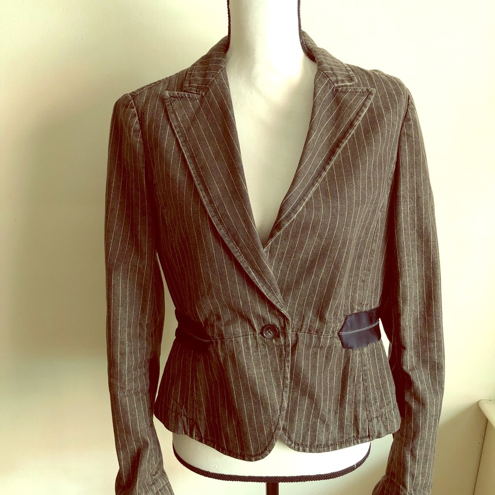 Theory denim blazer